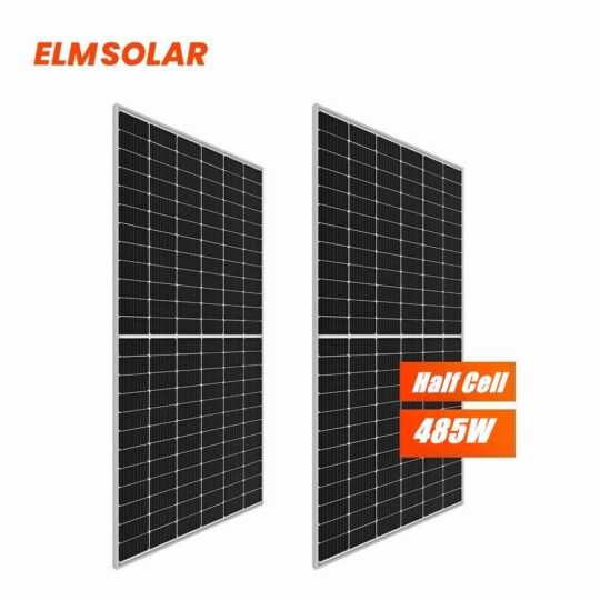 485watt solar panel half-cell Monocrytalline solar module for home